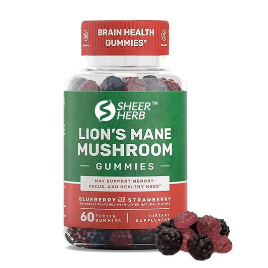 Lions Mane Gummies Sheer Healthy Mushrooms Extract